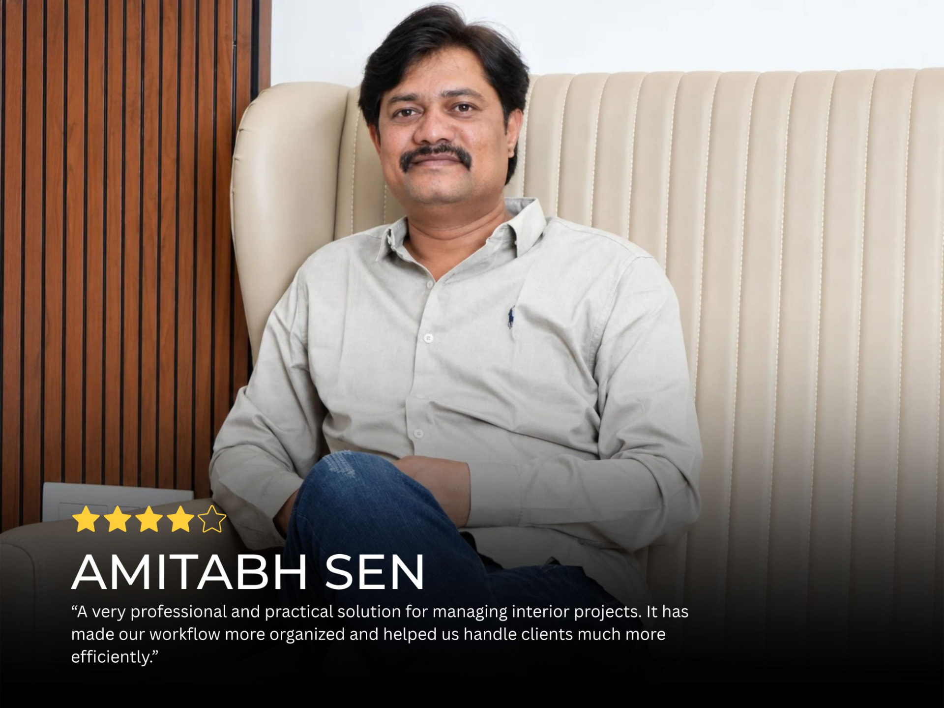 Amitabh Sen testimonial